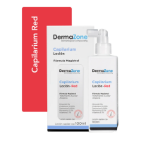 DermaZone Capilarium Red Loción 100ML (Minoxidil 5% Clobetasol 0.015% Acido Retinoico 0.025% Phytantriol 0.2% Vitamina E 1%)