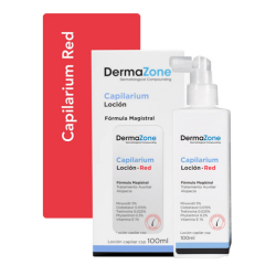 DermaZone Capilarium Red Loción 100ML (Minoxidil 5% Clobetasol 0.015% Acido Retinoico 0.025% Phytantriol 0.2% Vitamina E 1%)