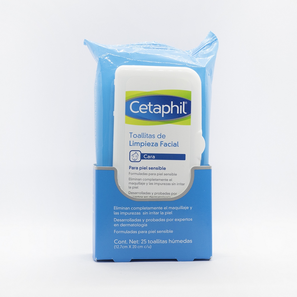 Cetaphil Toallitas de Limpieza Facial con 25 toallitas