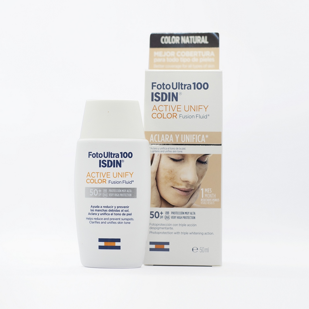 Foto Ultra 100 ISDIN Active Unify Fusion Fluid Color SPF 50+ 50 ml